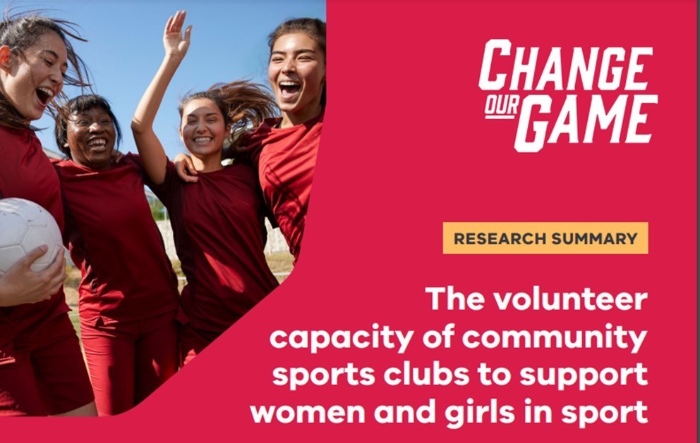 The Volunteer Capacity of Community Sports Clubs to Support Women and Girls in Sport
