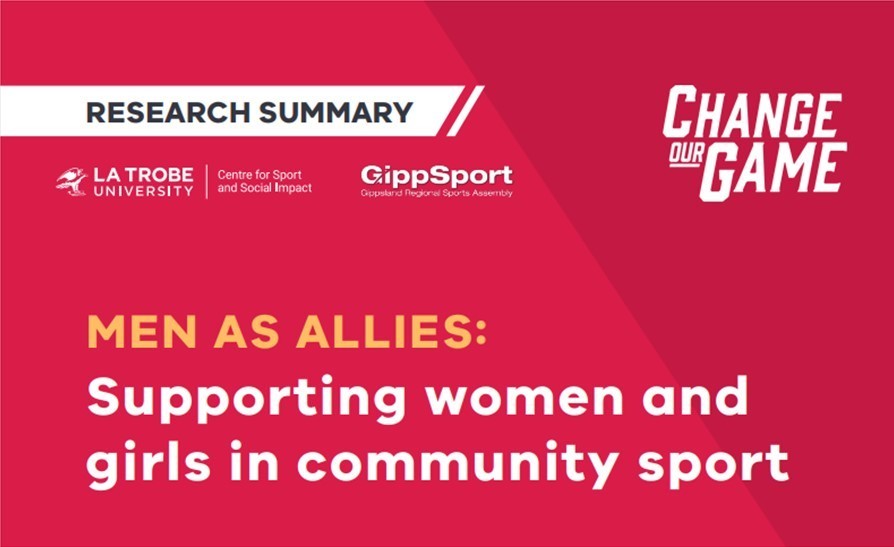 Men as Allies: supporting women and girls in community sport