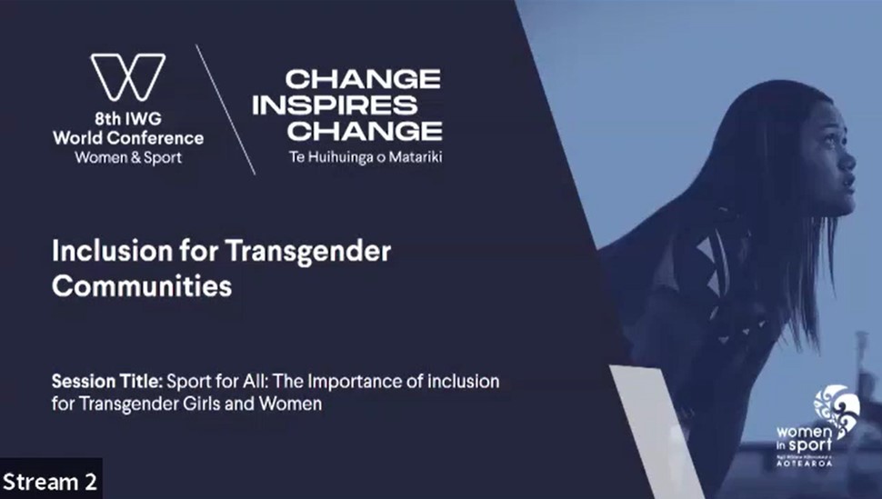2022 IWG Conference - Day 1: Transgender Communities • Women in Sport ...