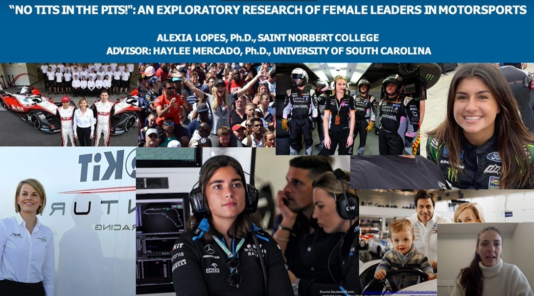 IWG: Alexia Lopes - "No tits in the pits!”: An exploratory research of female leaders in motorsports