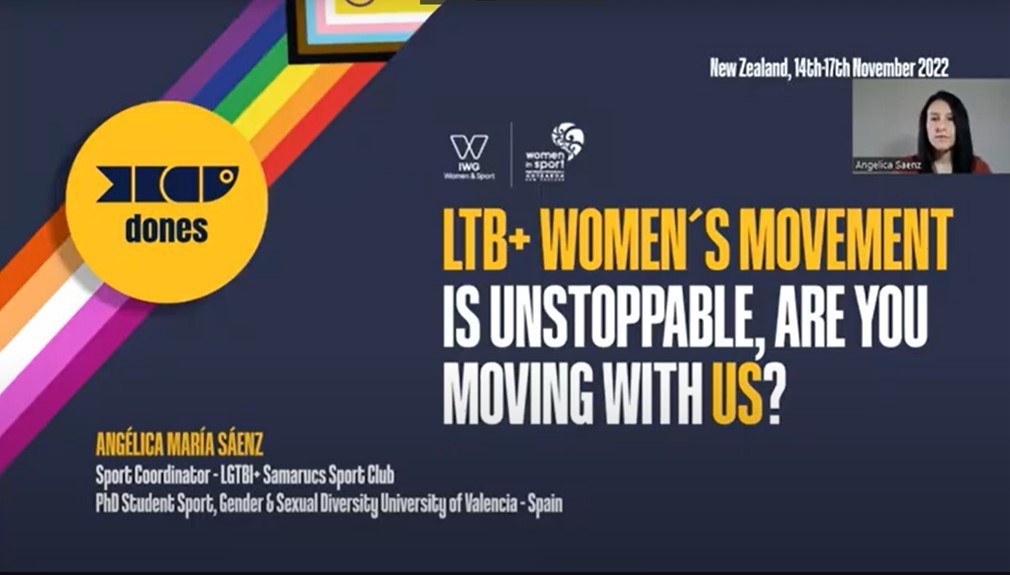 IWG: Angelica Saenz - LTB+ Women's Movement is unstoppable, are you moving with us?