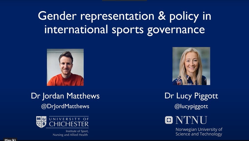IWG Jordan Matthews & Lucy Piggott - Is gender on the international agenda?