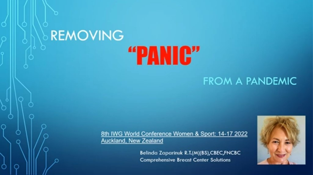 IWG: Belinda Zaparinuk - Breast Health: Removing Panic During a Pandemic