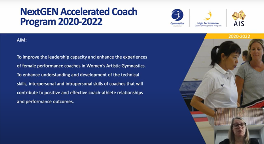IWG: Michelle DeHighden - Developing our NextGEN Female Coaches