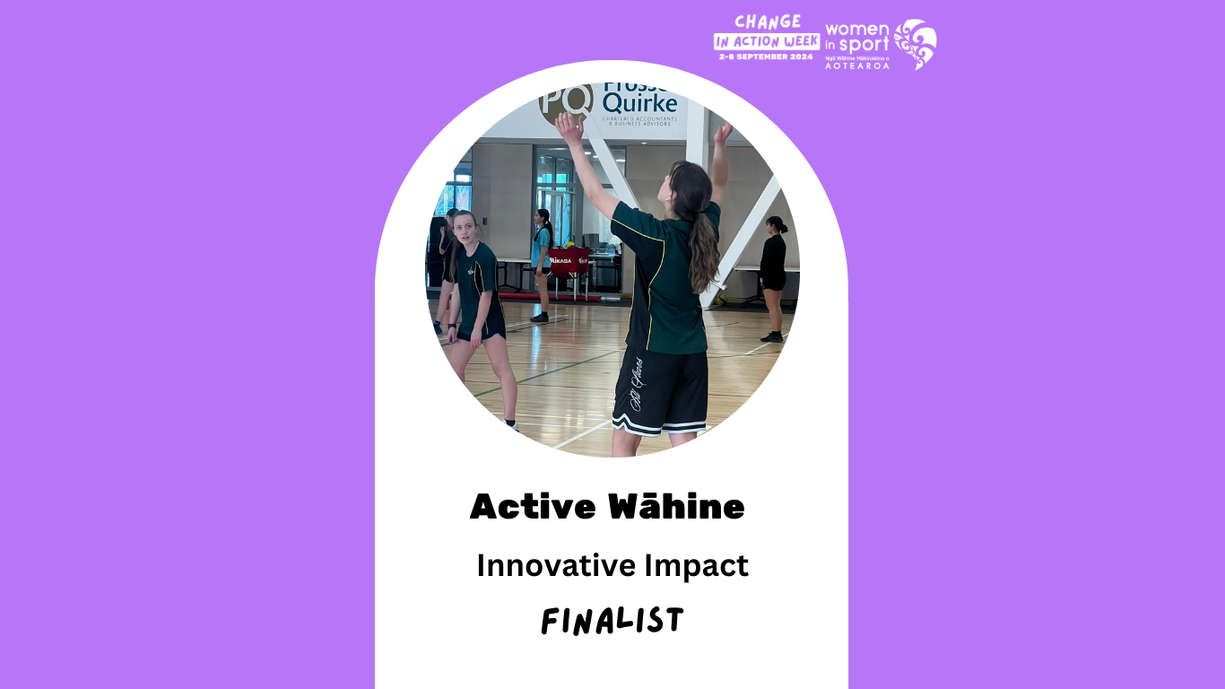 Change in Action Week - Innovative Impact FINALIST - Active Wāhine
