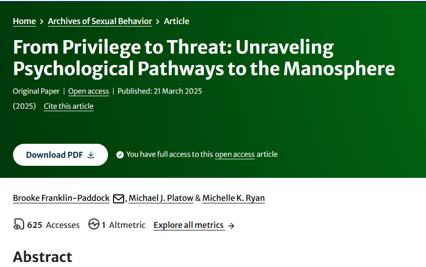 From Privilege to Threat: Unraveling Psychological Pathways to the ...