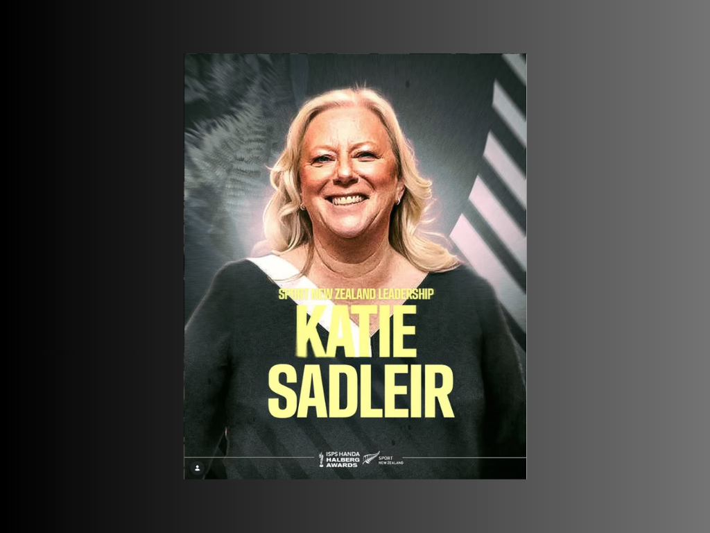 Sport New Zealand Leadership Award for Katie Sadleir